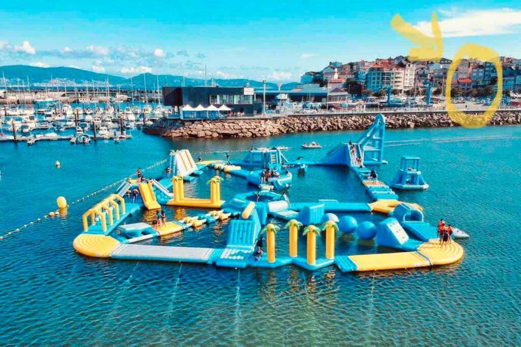 산신소 Piso En Portonovo Con Vistas A La Playa 아파트 외부 사진